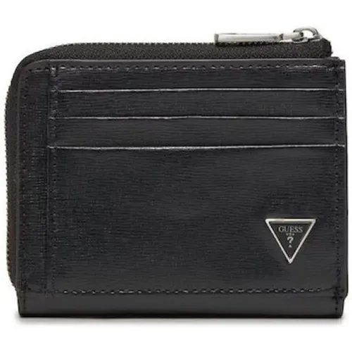 Zipper Wallet , male, Sizes: ONE SIZE - Guess - Modalova