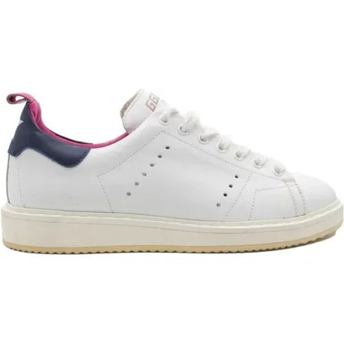 Starter Sneakers - Weiß Lila Blau , Damen, Größe: 39 EU - Golden Goose - Modalova