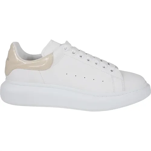 Weiße Oversized Ledersneakers , Herren, Größe: 42 EU - alexander mcqueen - Modalova