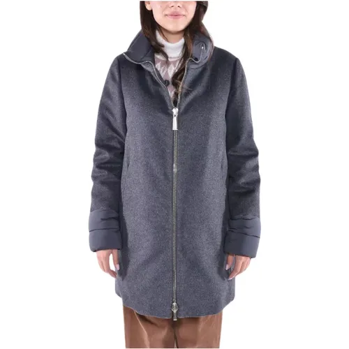 Wool and Down Coat , female, Sizes: L, XL, M - Moorer - Modalova