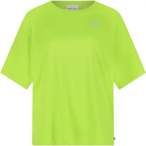 Fay Chapot Lime T-shirt , Damen, Größe: XS - Fabienne Chapot - Modalova