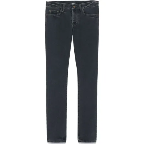 Slim-fit jeans , male, Sizes: W36, W32, W34 - Saint Laurent - Modalova