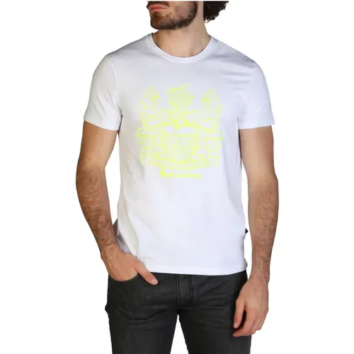 Mens Logo Print T-Shirt , male, Sizes: S - Aquascutum - Modalova