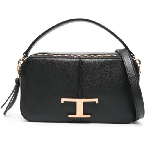 Leather Bag , female, Sizes: ONE SIZE - TOD'S - Modalova