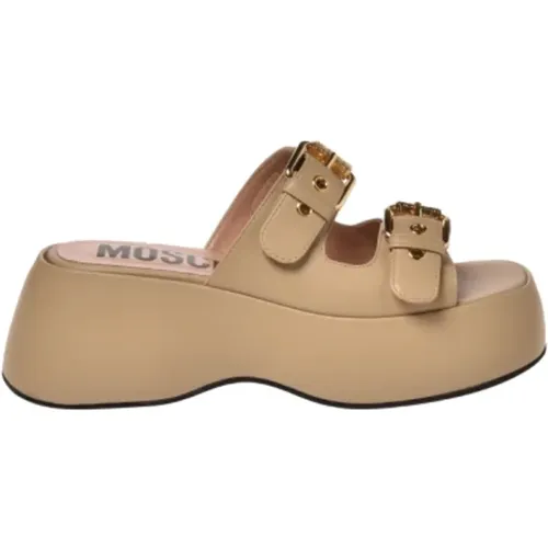 Sandalen , Damen, Größe: 38 EU - Moschino - Modalova