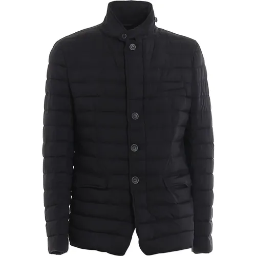 Gepolsterte Blaue Steppjacke , Herren, Größe: L - Herno - Modalova