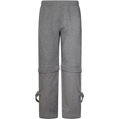 Modular Grey Trousers with Detachable Bottom and Suspenders , male, Sizes: S, M - Givenchy - Modalova