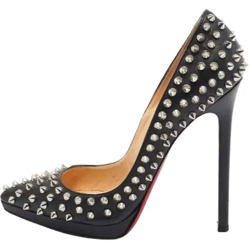 Pre-owned Leather heels , female, Sizes: 4 UK - Christian Louboutin Pre-owned - Modalova