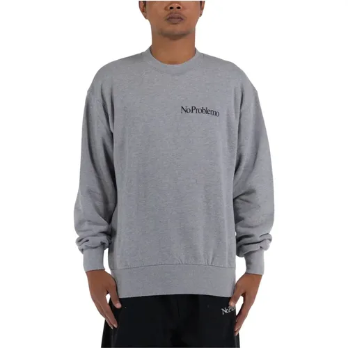 Urban Crewneck Sweatshirt , Herren, Größe: M - Aries - Modalova