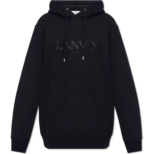 Hoodie mit Logo , Herren, Größe: XS - Lanvin - Modalova