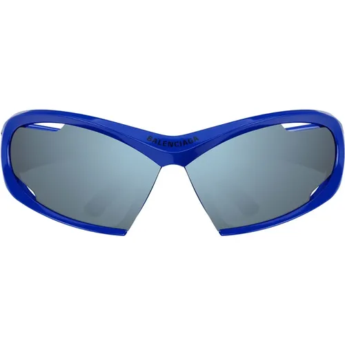 Extrem Sportliche Rechteckige Sonnenbrille , unisex, Größe: ONE Size - Balenciaga - Modalova