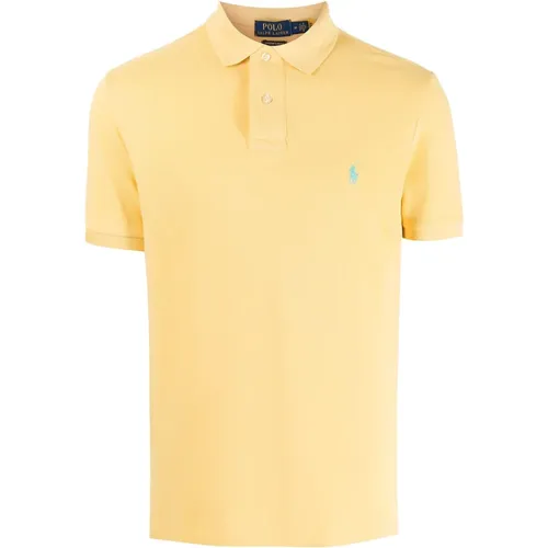 Gelbes Polo-Shirt - Regular Fit - 100% Baumwolle - Polo Ralph Lauren - Modalova