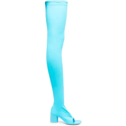 Thigh High Boots - Fashion-Forward Style , female, Sizes: 4 UK, 3 UK, 3 1/2 UK - MM6 Maison Margiela - Modalova