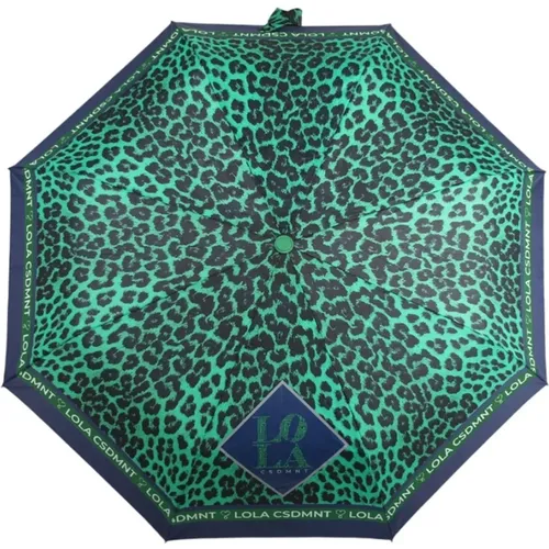 Grüner Textil-Damenregenschirm , Damen, Größe: ONE Size - Lola Casademunt - Modalova