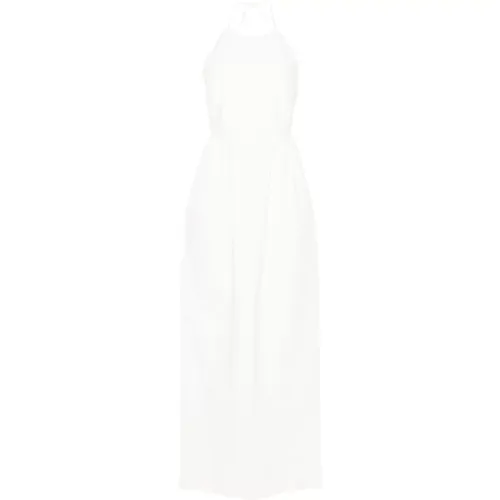 Cotton Halterneck Dress , female, Sizes: XS, 2XS - Max Mara - Modalova