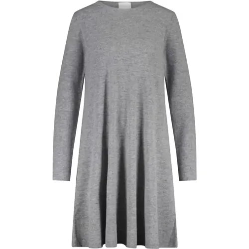 Knit Dress in Wool-Cashmere Blend , female, Sizes: S - allude - Modalova