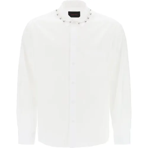 Klassische Weiße Button-Up Bluse , Herren, Größe: M - Simone Rocha - Modalova