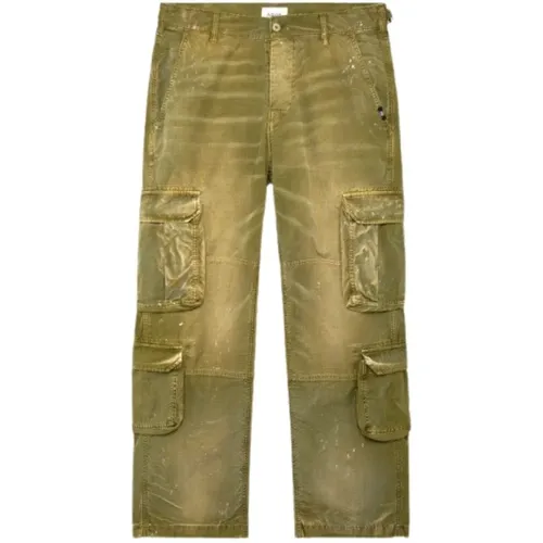 Double Cargo Ripstop in Storm Army , male, Sizes: M, L, S - Amish - Modalova