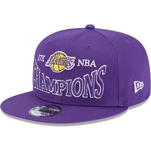 Lila Lakers Champions Patch Kappe - new era - Modalova