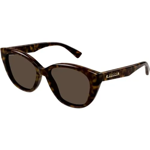 Braune Havana Sonnenbrille Gg1588S 002 - Gucci - Modalova