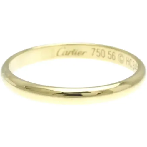 Pre-owned Gold rings , female, Sizes: ONE SIZE - Cartier Vintage - Modalova