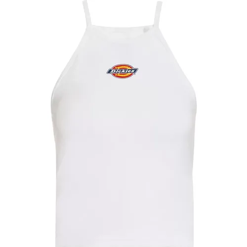 Logo Print Baumwoll Crop Top - Dickies - Modalova