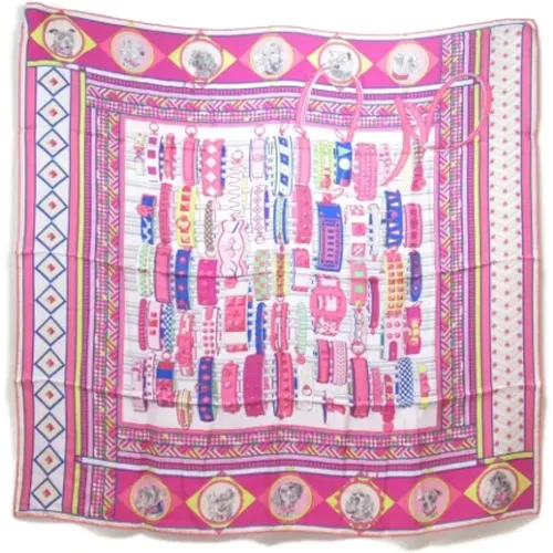 Pre-owned Silk scarves , female, Sizes: ONE SIZE - Hermès Vintage - Modalova