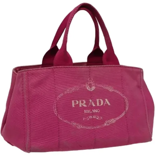 Pre-owned Cotton prada-bags , female, Sizes: ONE SIZE - Prada Vintage - Modalova