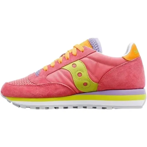 Stylish Jazz Triple Sneakers for Women , female, Sizes: 7 1/2 UK, 4 UK - Saucony - Modalova