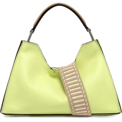 Bubble Leather Aurora Crossbody Bag , female, Sizes: ONE SIZE - Gianni Chiarini - Modalova