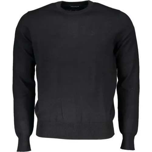 Eco-Luxe Schwarzer Pullover mit Rundhalsausschnitt , Herren, Größe: 2XL - North Sails - Modalova