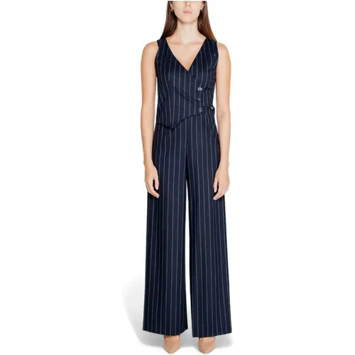 Erhöhen Sie Ihren Stil mit schickem Jumpsuit , Damen, Größe: L - RINASCIMENTO - Modalova