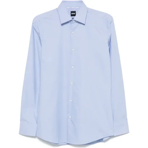 Slim Fit Cotton Shirt , male, Sizes: M, 3XL, 2XL, 4XL, L, 5XL, XL - Hugo Boss - Modalova