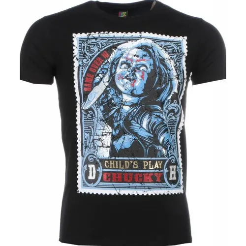 Chucky Posterdruck - T-Shirt Herren - 2006Z , Herren, Größe: M - Local Fanatic - Modalova