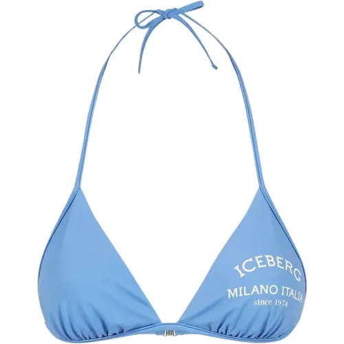 Logo Dreieckiges Swim Top , Damen, Größe: M - Iceberg - Modalova