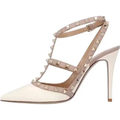 Leather heels , female, Sizes: 3 UK - Valentino - Modalova