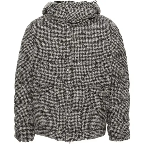 Quilted Checked Jacket , male, Sizes: L, XL - Lardini - Modalova