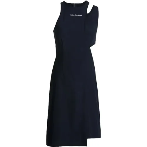 Knee-Length Dress , female, Sizes: L - Calvin Klein Jeans - Modalova