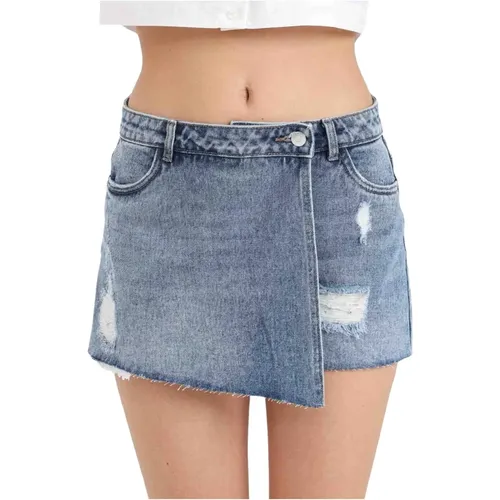 Denim Rock Shorts Casual Sommer , Damen, Größe: XL - Only - Modalova