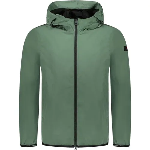 Grüne Windjacke Nigle U , Herren, Größe: XL - Peuterey - Modalova