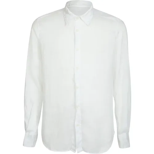 Linen shirt , male, Sizes: M, XL, L, S - Original Vintage - Modalova