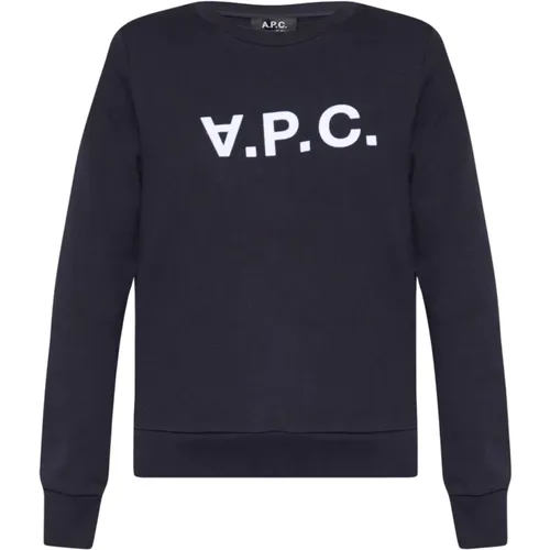 ‘Viva’ Sweatshirt mit Logo , Damen, Größe: L - A.p.c. - Modalova