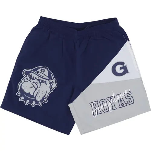 Georgetown Hoyas Vintage Logo Shorts , Herren, Größe: S - Mitchell & Ness - Modalova