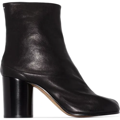 Schwarze Tabi Stiefeletten - Maison Margiela - Modalova