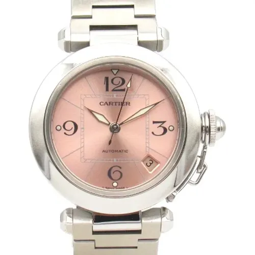 Pre-owned Stainless Steel watches , female, Sizes: ONE SIZE - Cartier Vintage - Modalova