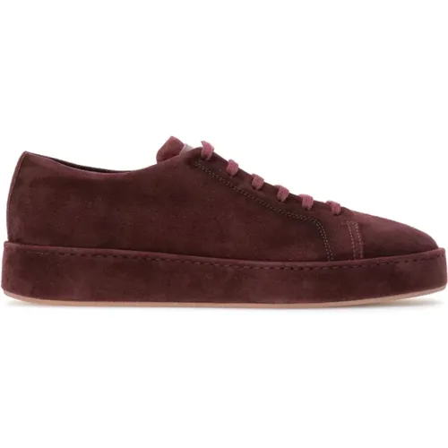 Casual Sneakers in Mixed Materials , male, Sizes: 10 UK - Santoni - Modalova