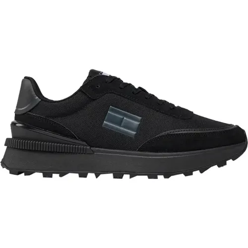 Schwarze Sneakers für Männer - Tommy Hilfiger - Modalova