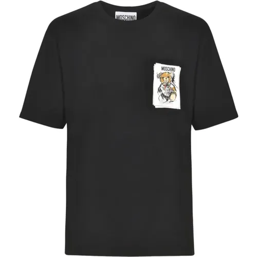 Stilvolle T-Shirts und Polos , Herren, Größe: L - Moschino - Modalova