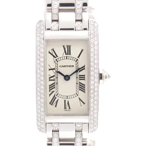 Pre-owned Metal watches , female, Sizes: ONE SIZE - Cartier Vintage - Modalova