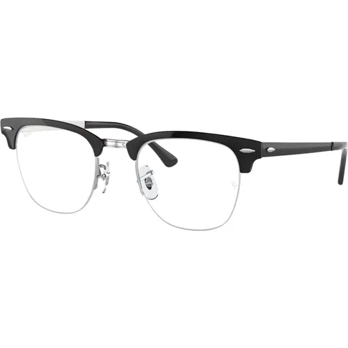 Schicke Schwarz Silber Brillengestelle , Damen, Größe: 50 MM - Ray-Ban - Modalova